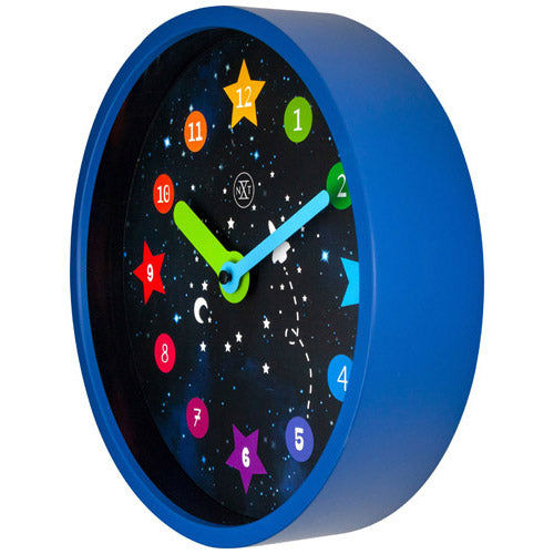 NeXtime Apollo Stylish Wall Clock 26cm (Black/Multi)