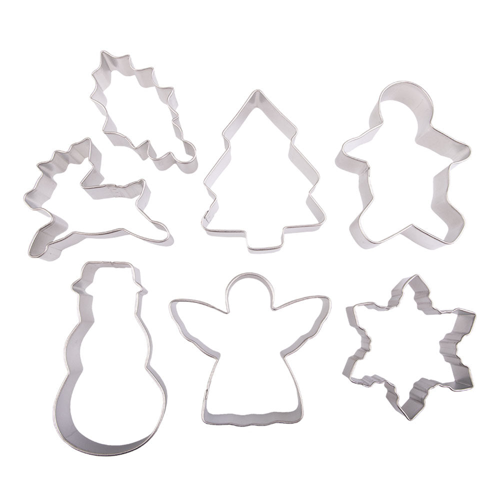 R&M Christmas Cookie Cutter Carded (Set of 7)