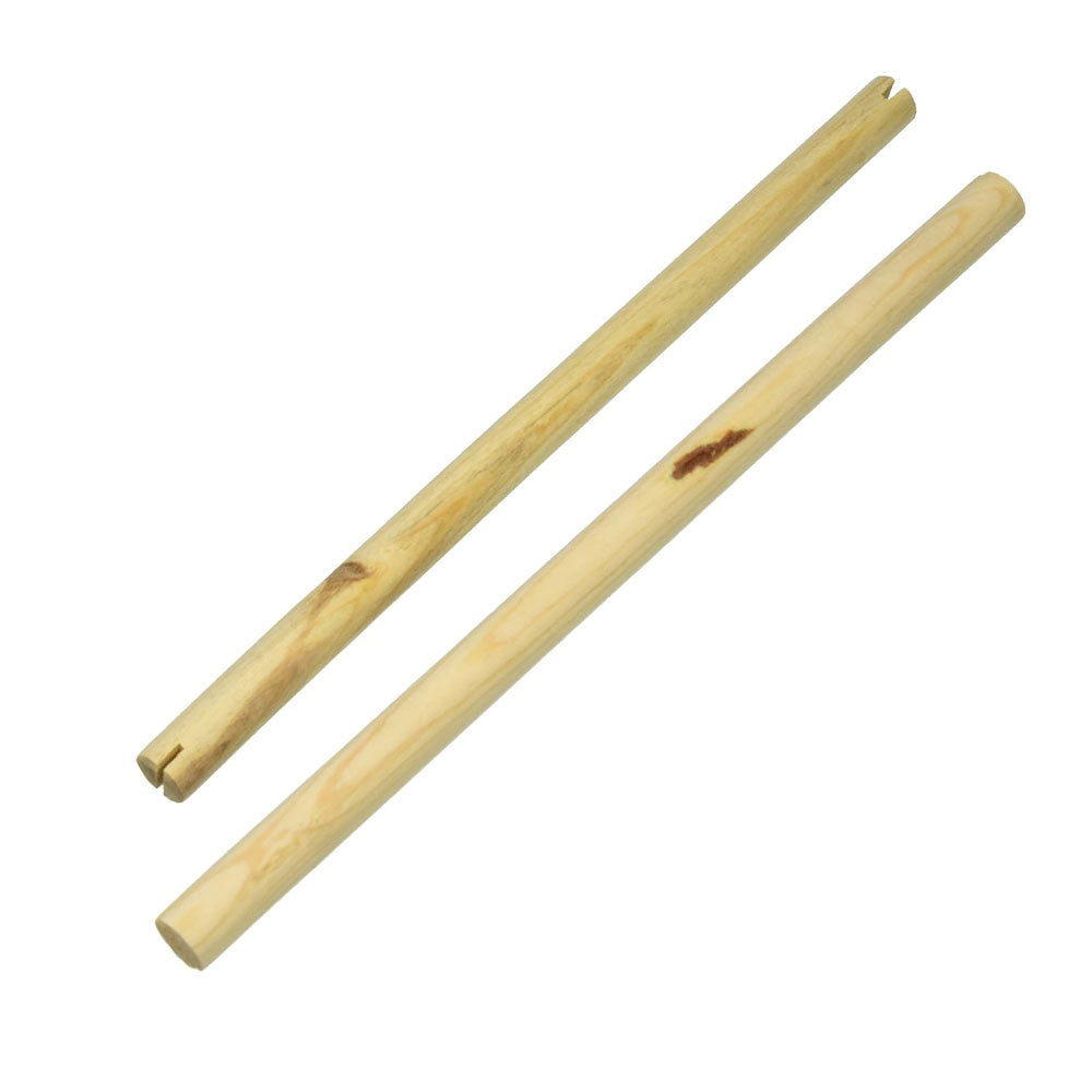 木製オウムの止まり木(2のパック)