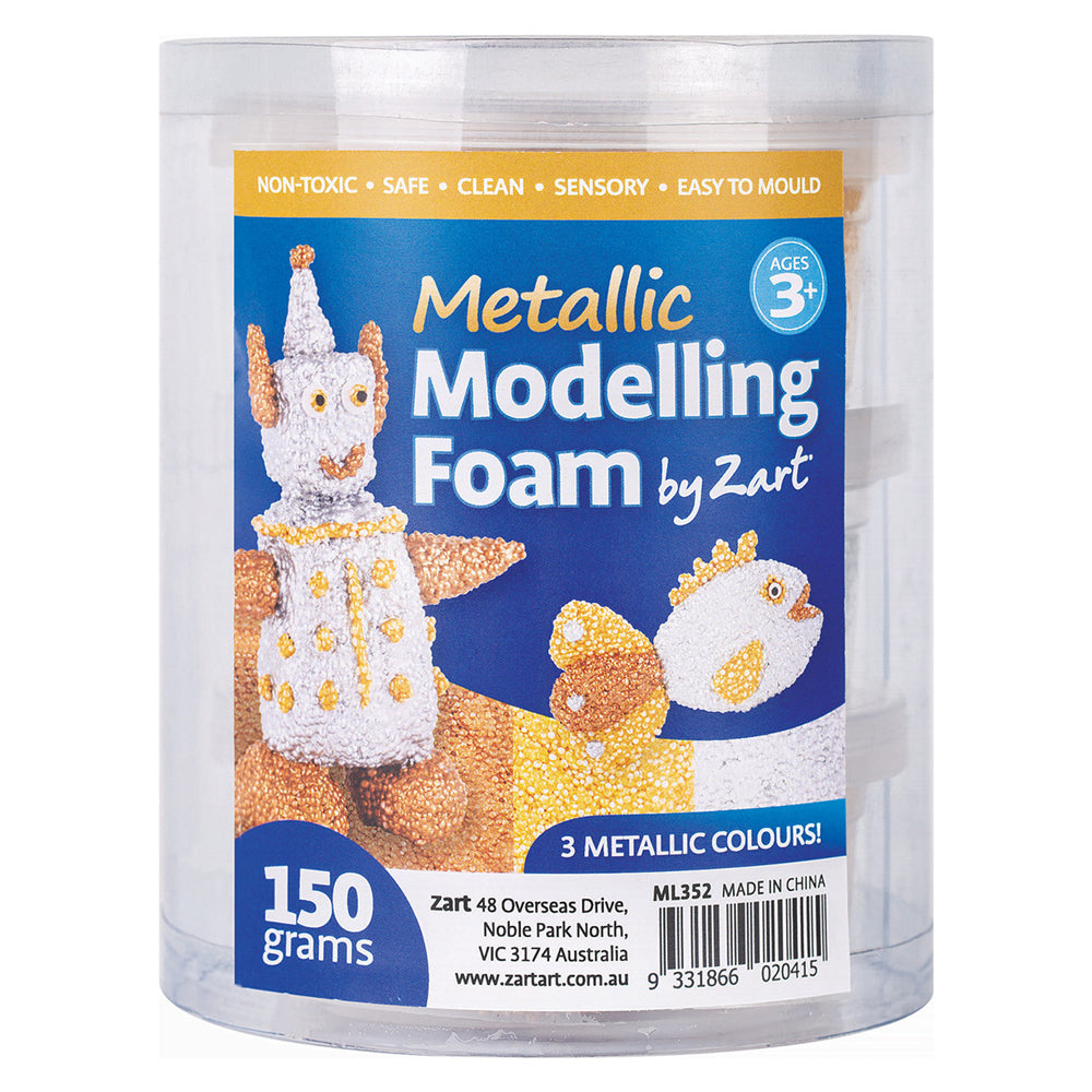 Metallic Modelling Foam 50g 3pk