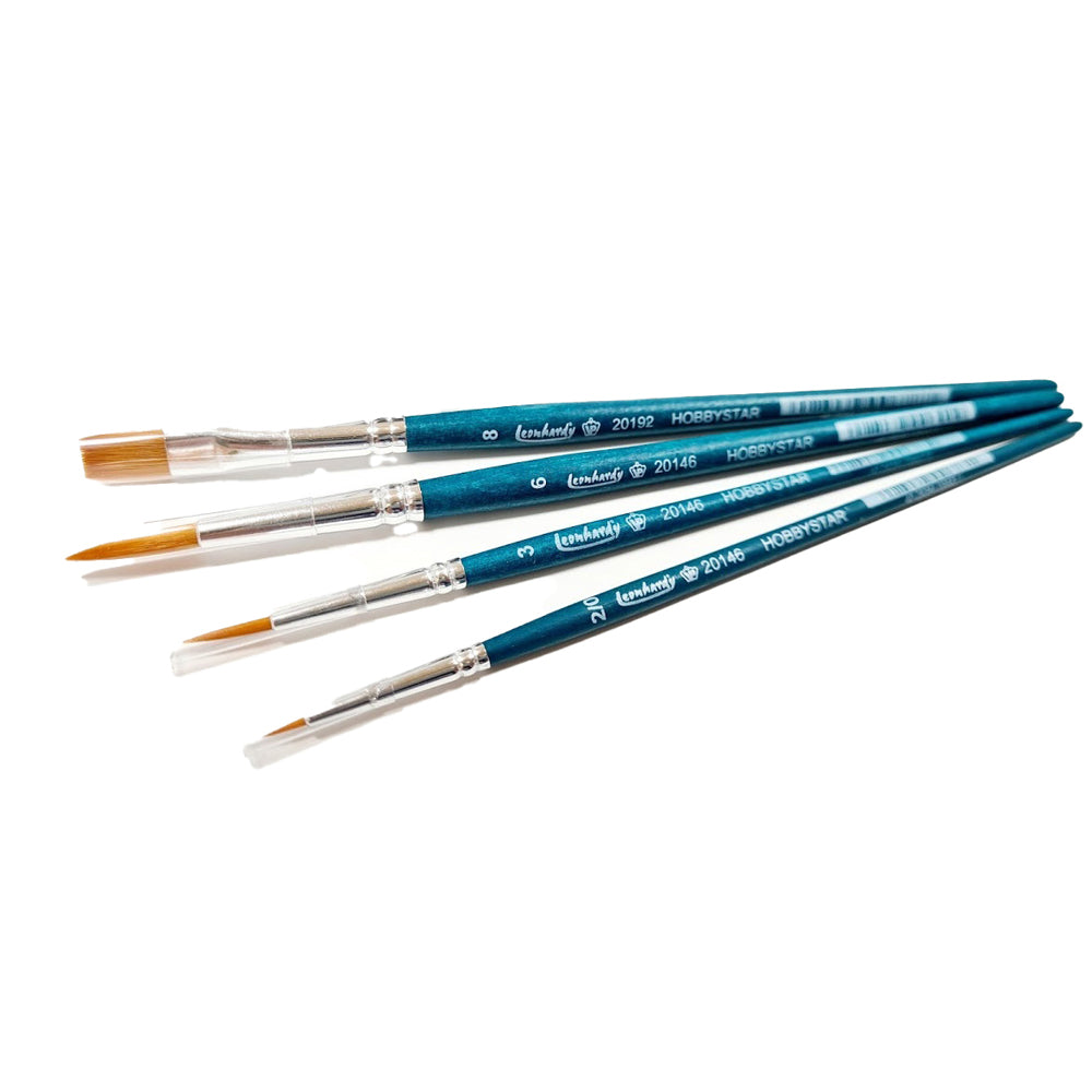 Hobby Brush Set 4pcs