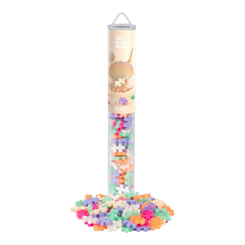 Plus-Plus Pearl Mix Building Blocks Tube