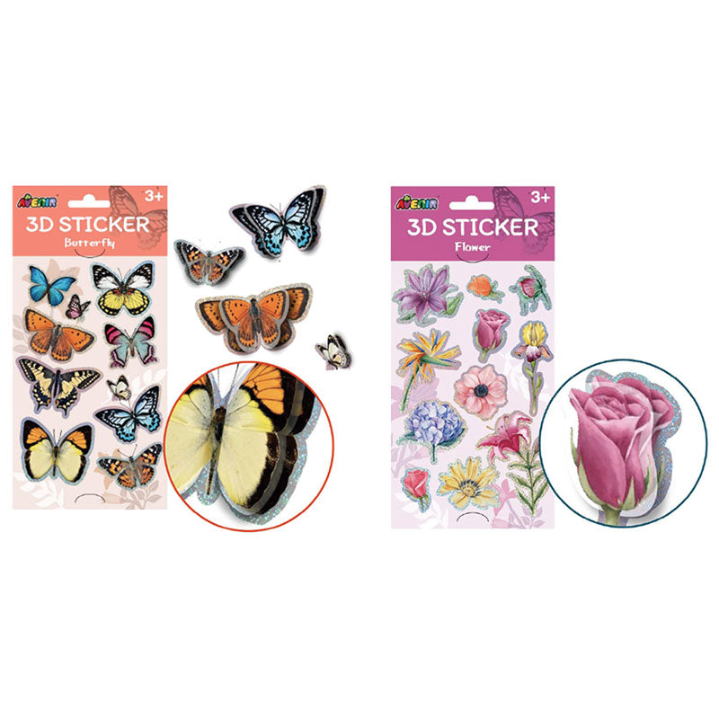 Avenir 3D Stickers 10-Pack