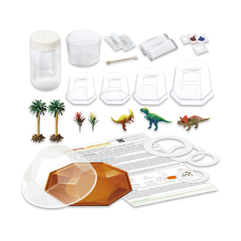 4M Crystal Growing Dinosaur Crystal Terrarium