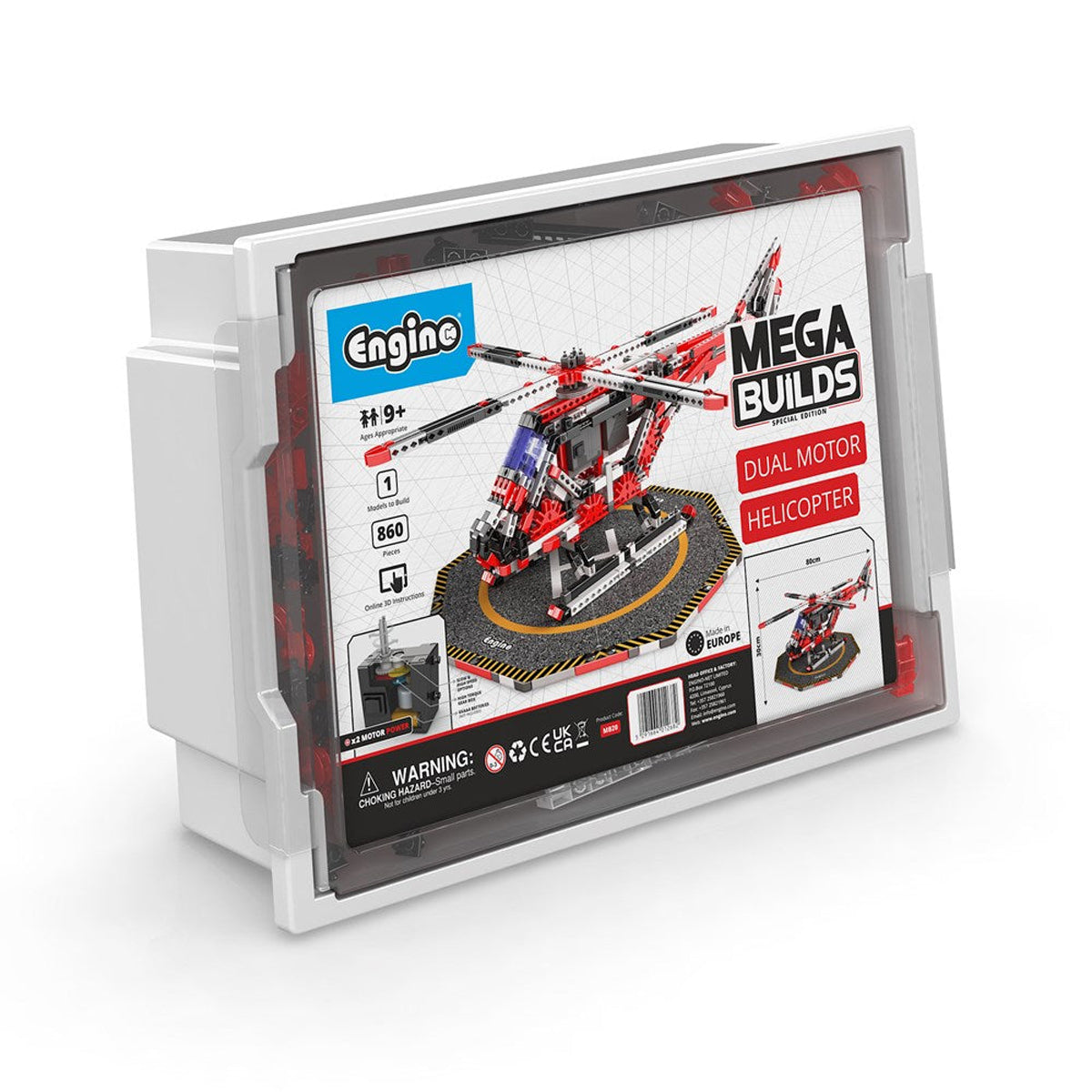 Engino Mega Builds Dual Motor Helicopter Kit