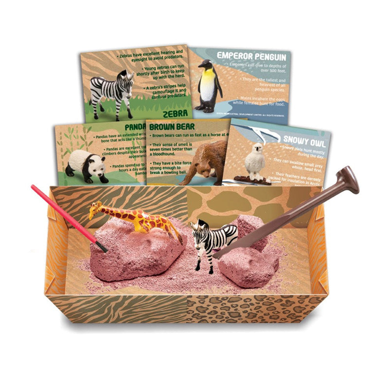 4M KidzLabs Wildlife Animals Digging Kit