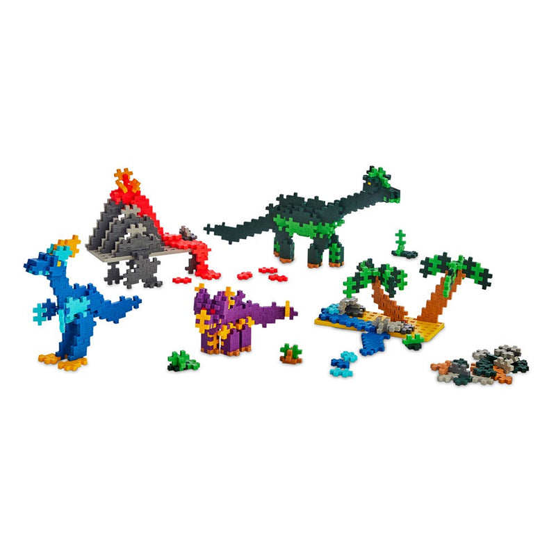 Plus-Plus Learn to Build Dinosaurs Building Blocks 500pcs