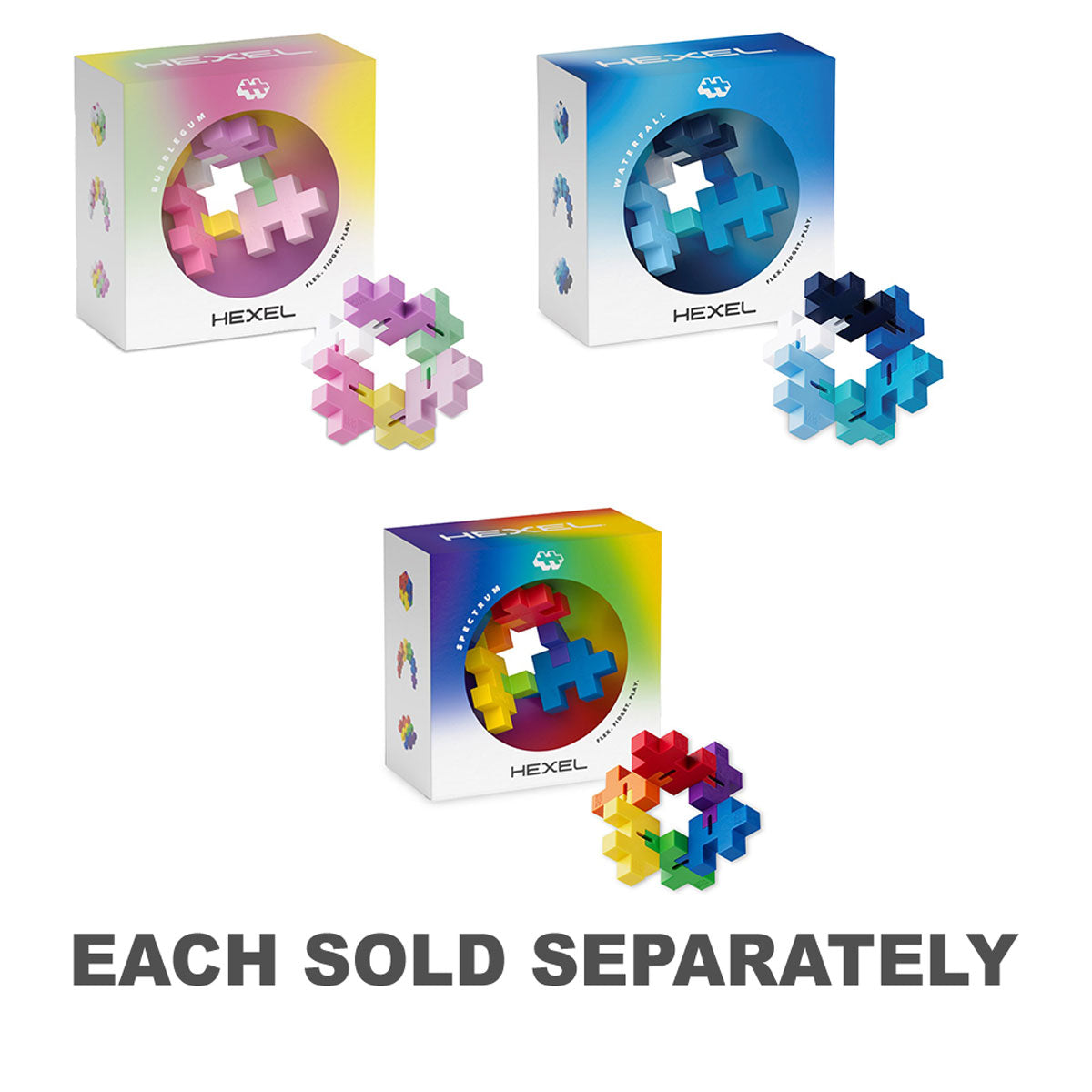 Plus-Plus Hexel Fidget Toy