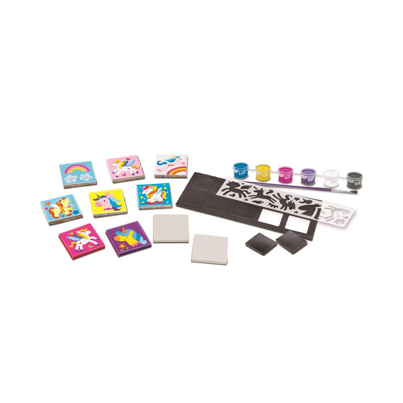 4M Creative Craft Mini Tile Art Unicorns
