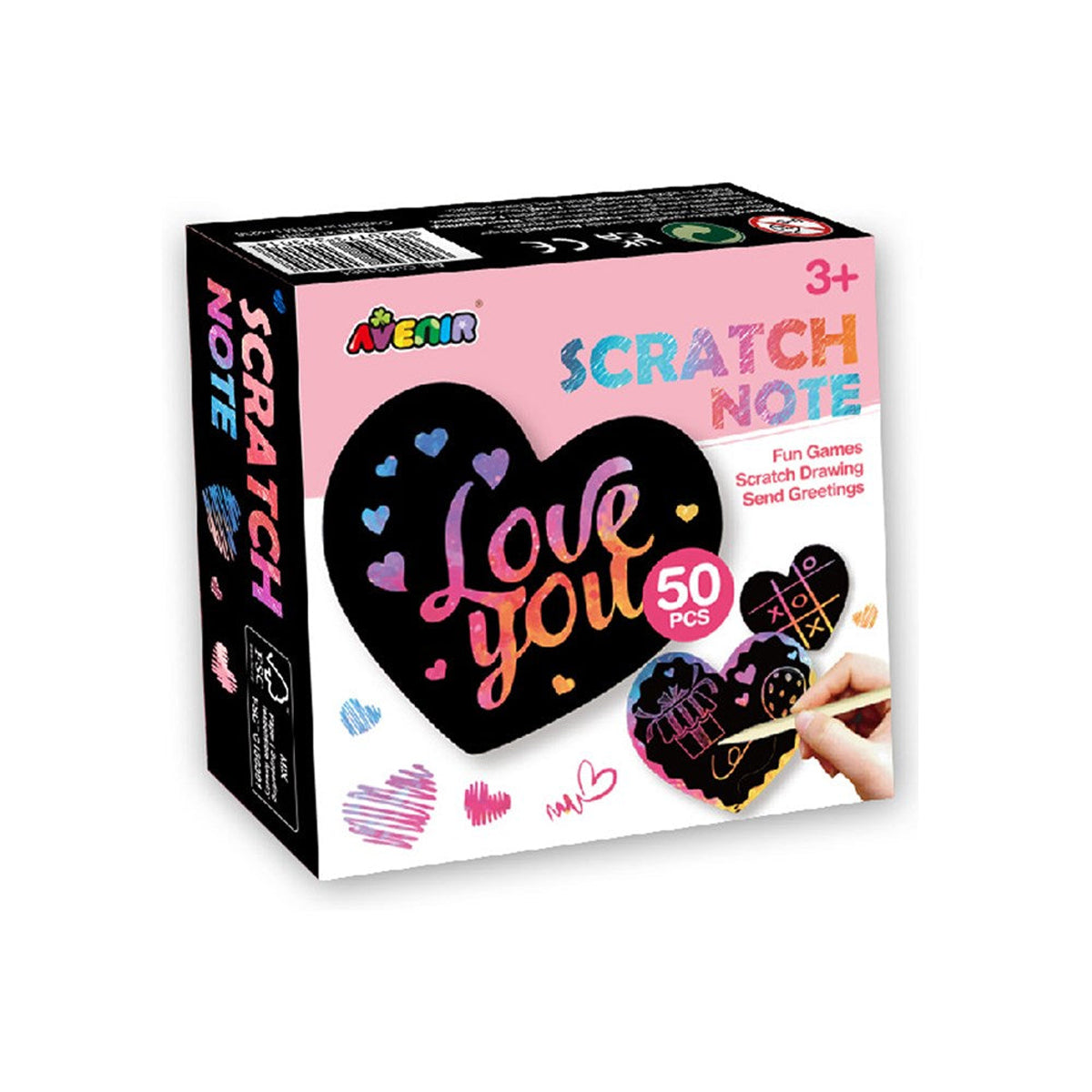 Avenir Love Scratch Notes Pad