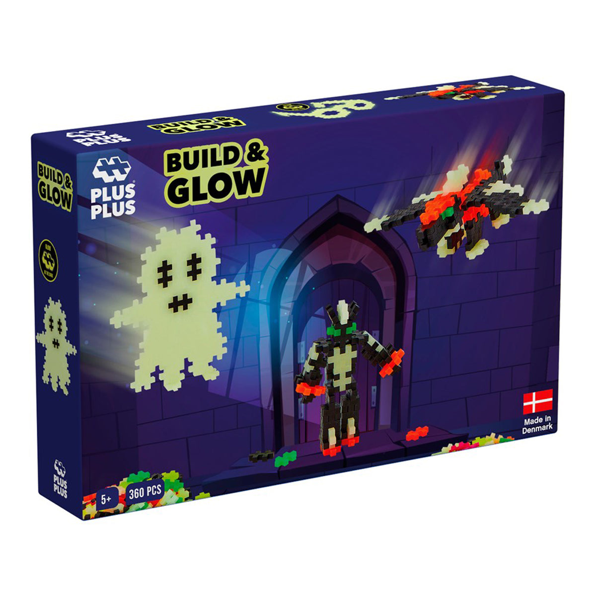 Plus-Plus Build and Glow Glow in the Dark Set 360pcs