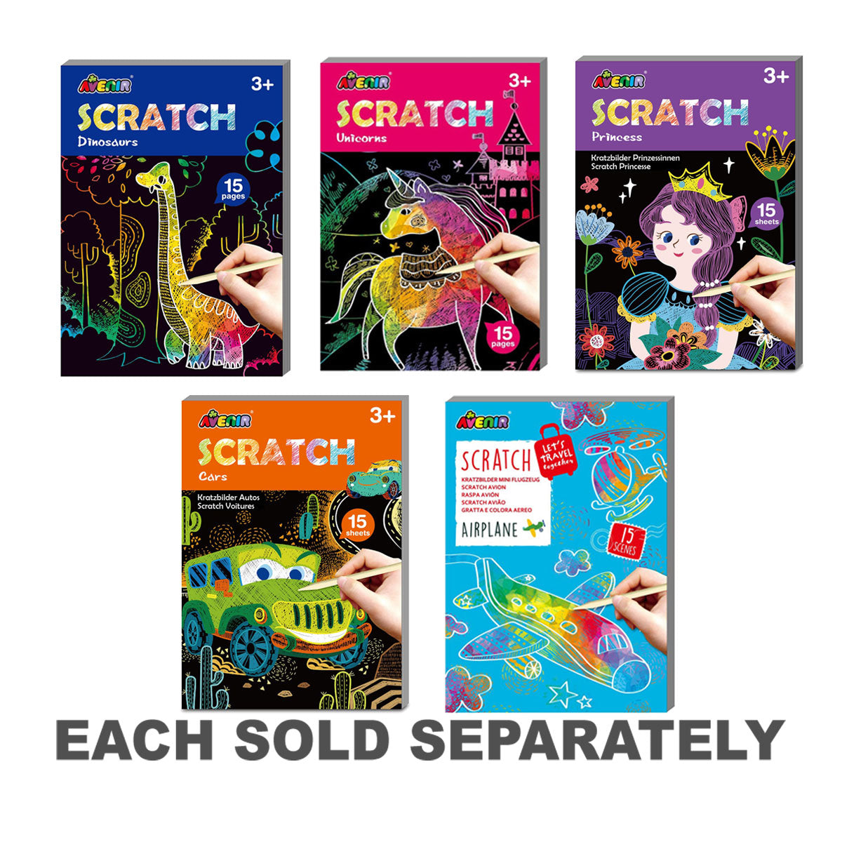 Avenir Mini Scratch Book