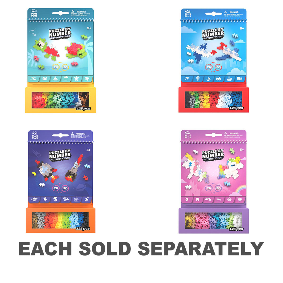 Plus-Plus Activity Pad Puzzle by Number