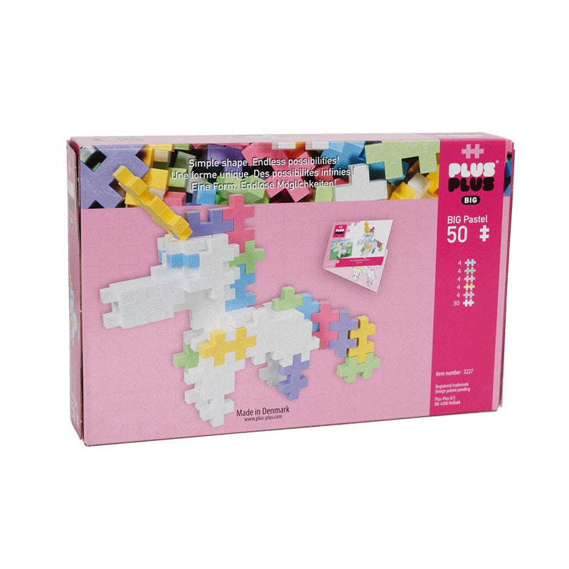 Plus-Plus BIG Pastel Unicorn 50pcs