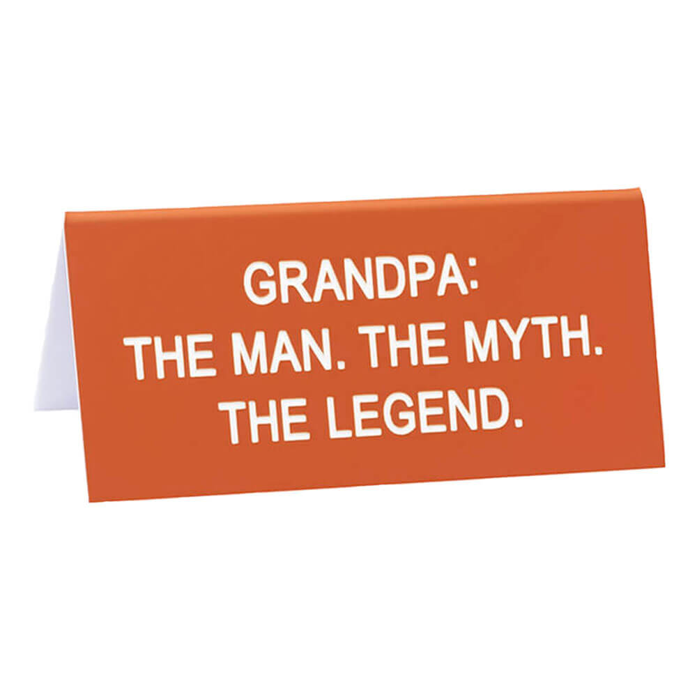 Schreibtischschild „Say What“ (klein)