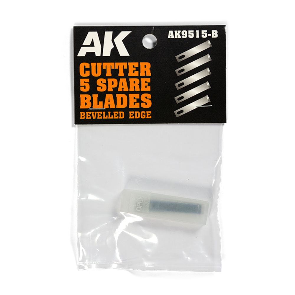 AK Interactive Bevelled Edge Replacement Blade (Pack of 5)