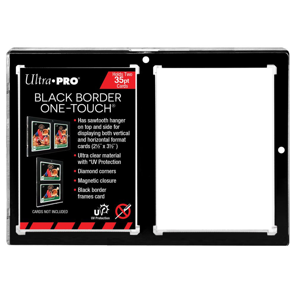 Ultra Pro 35PT Black Border UV ONE-TOUCH Magnetic Holder