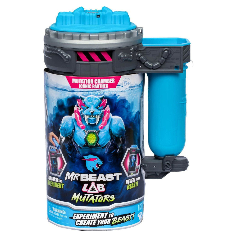 Mr Beast Lab Mutators W1 Mech Mutation Chamber Panther Figure