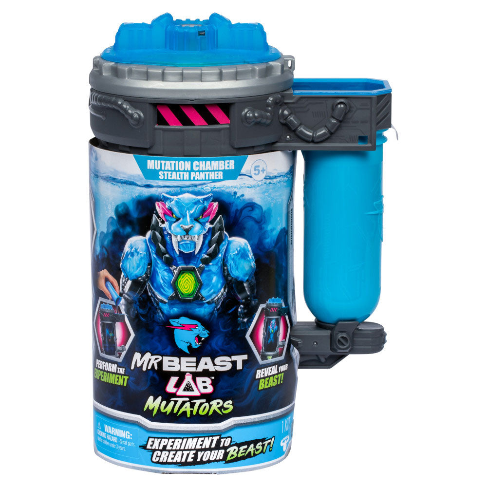 Mr Beast Lab Mutators W1 Mech Mutation Chamber Panther Figure