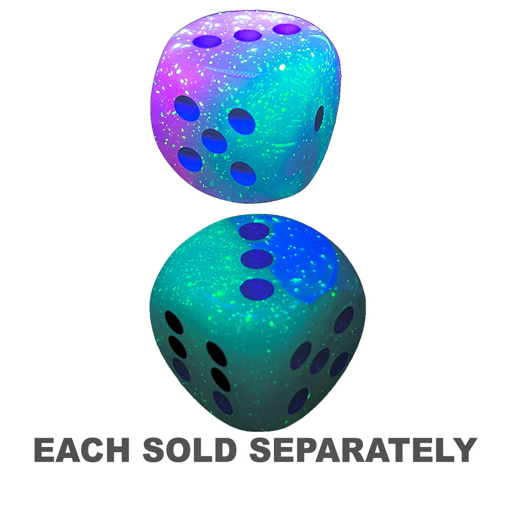 Chessex Gemini Gel Luminary D6 Dice with Pips 30mm