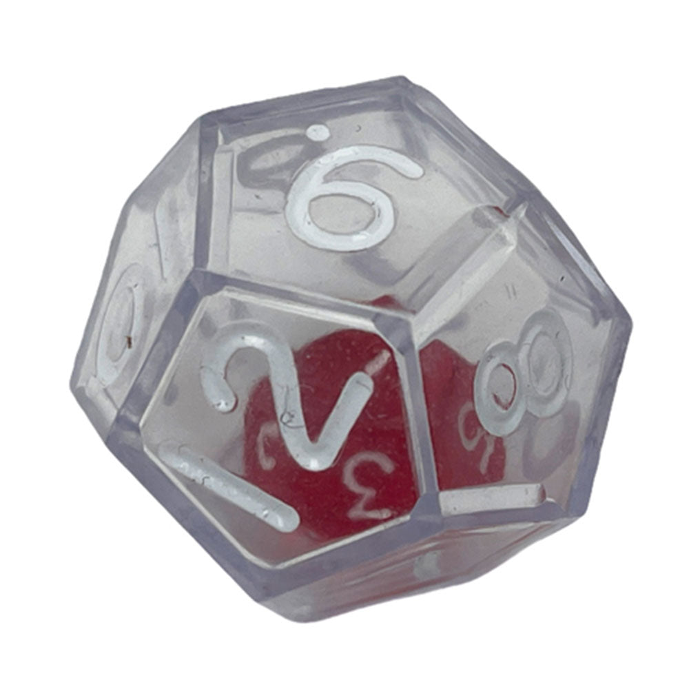 Chessex 12-Sided Double Dice (Clear)