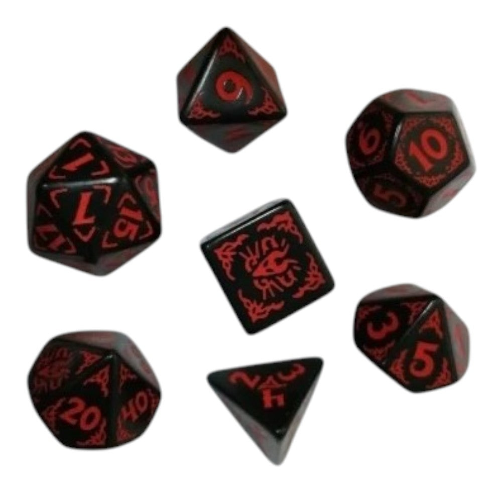 Great Wyrms of Draka RPG Dragons of the Red Moon Dice Set