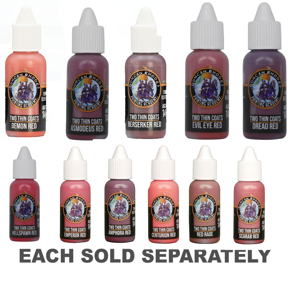 Two Thin Coats Acrylic Paint 15mL (Red)