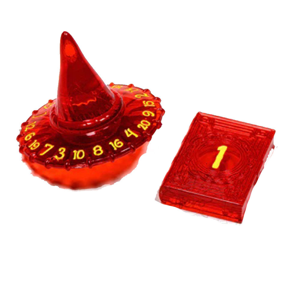 PolyHero Dice Dragonfire D20 Wizard Hat and D2 Spellbook