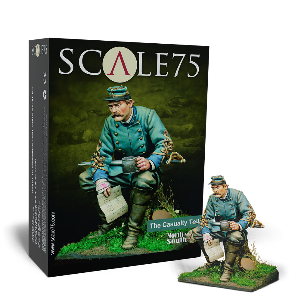 Scale 75 North and South Casualty Toll Figure 75mm