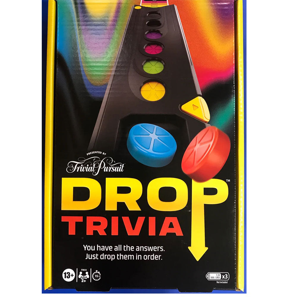 Trivial Pursuit Drop Trivia Board Game