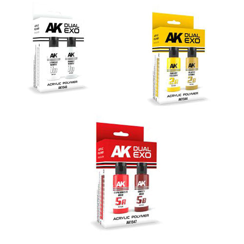 AK Interactive Double Exo Series Paint Set