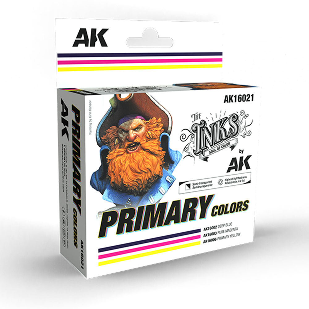AK Interactive The Inks Acrylic Paint Set