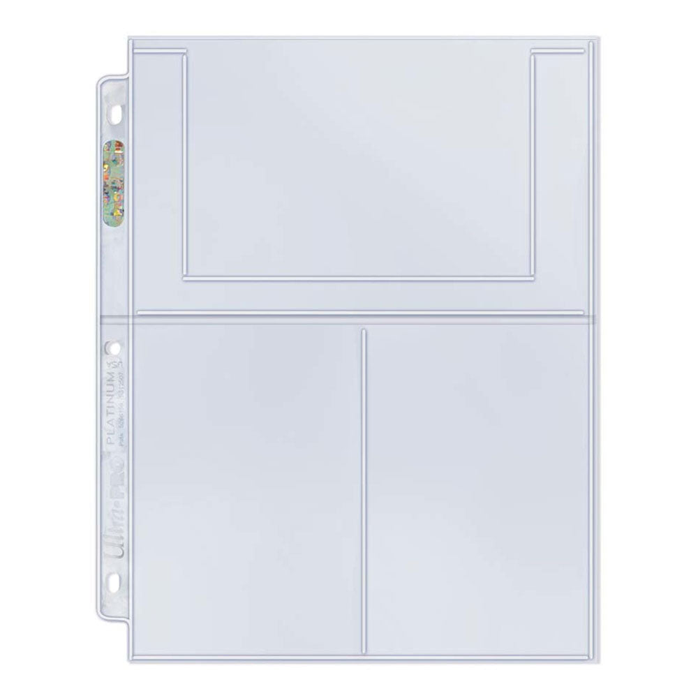 Ultra Pro 3-Pocket Platinum Page Album