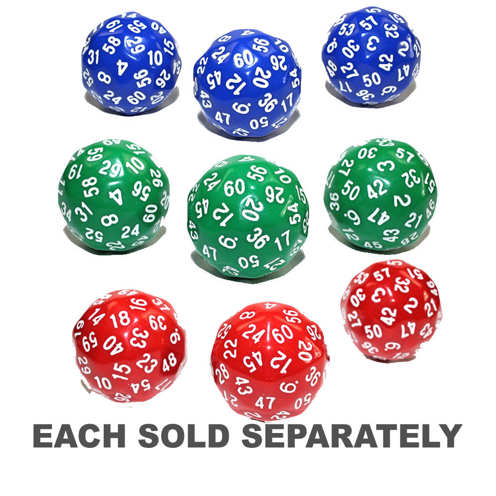 Chessex Opaque D60 Dice