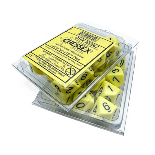 Chessex Opaque Pastel D10 Dice Set