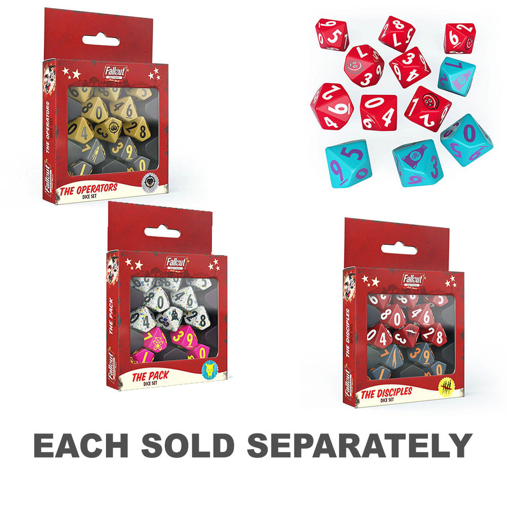 Fallout Factions Dice Set