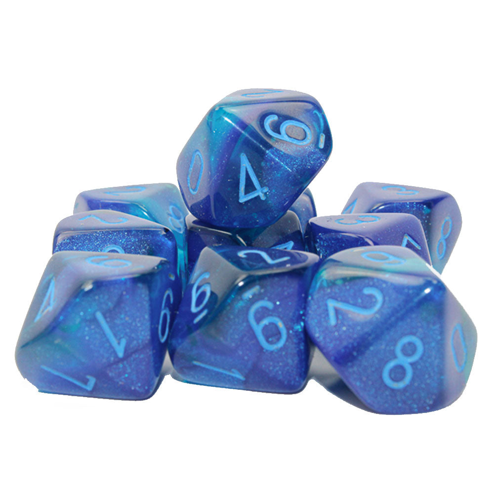 Chessex Gemini Luminary D10 Dice Set