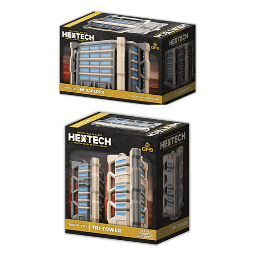 Hextech Trinity City Terrain Model