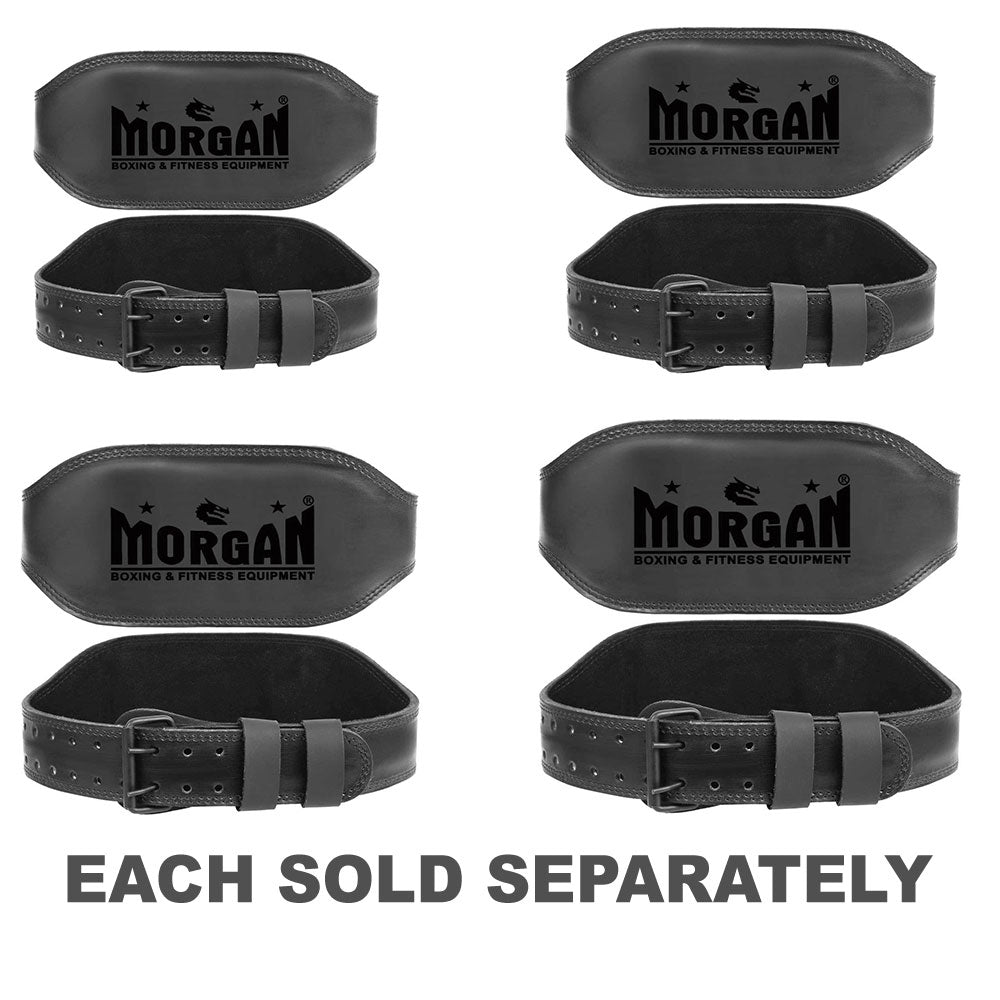 Morgan B2 Bomber Wide Leather Weight Lifting Belt 15cm