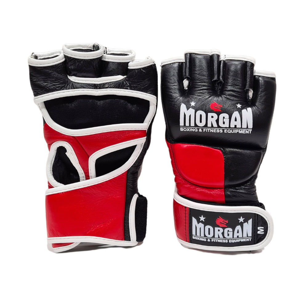 Morgan V2 Platinum Leather MMA Gloves