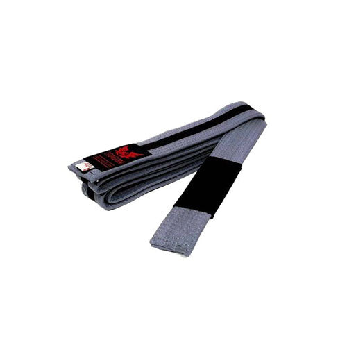 Morgan IBJJf Approved BJJ Grey Belt with Black Stripe & Tip