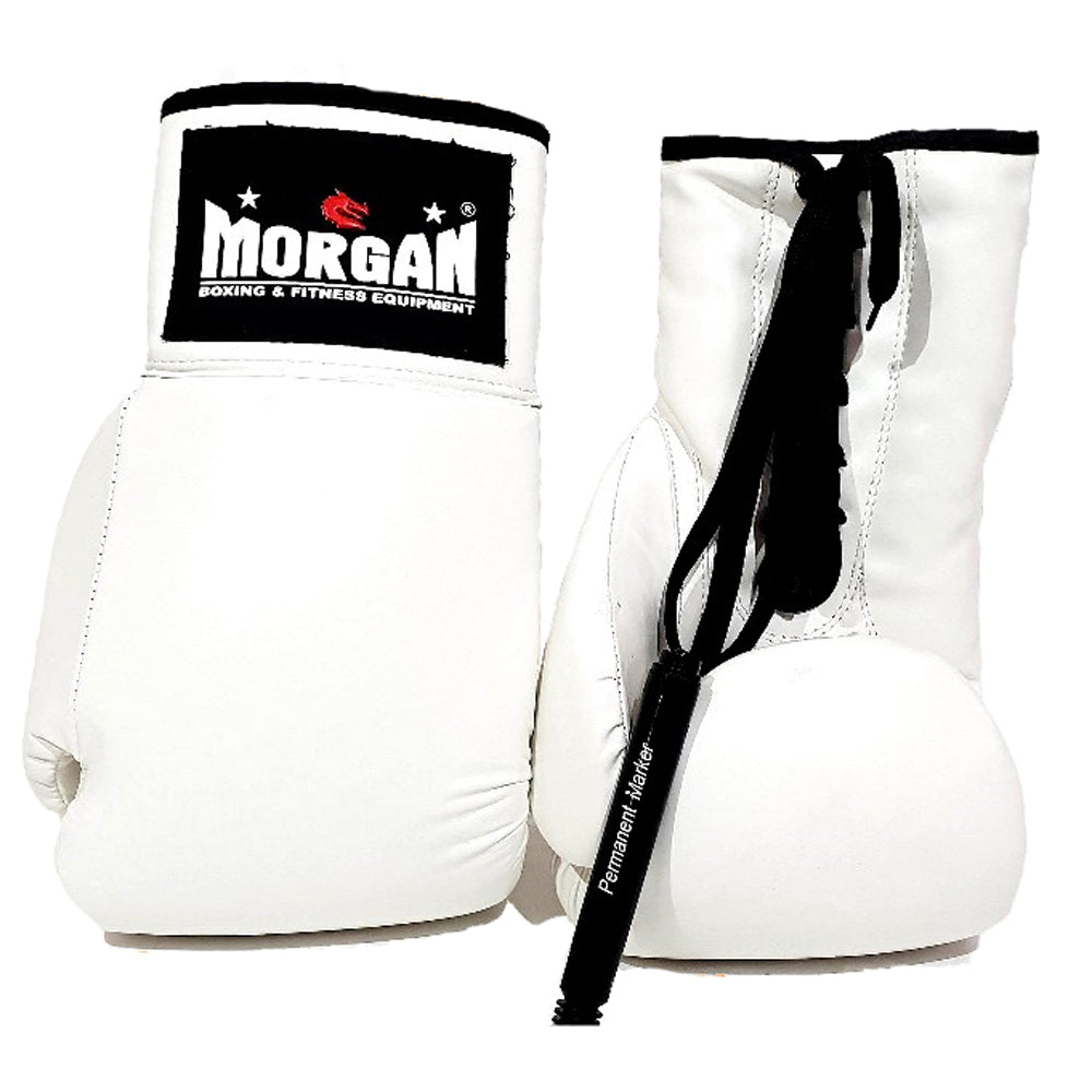 Morgan Lace Up Autograph Gloves (10oz)