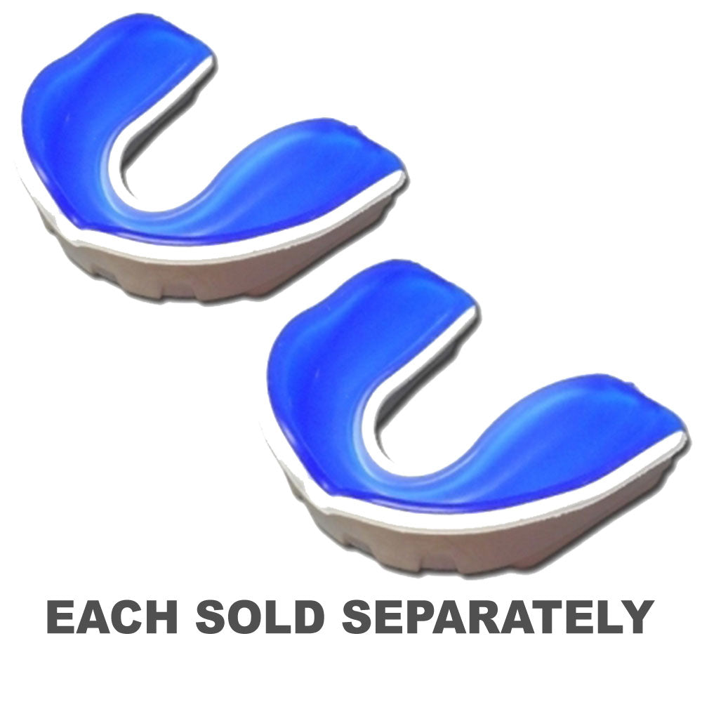 Morgan Mouth Guard Gel Fit w/ A+ Protection (White & Blue)