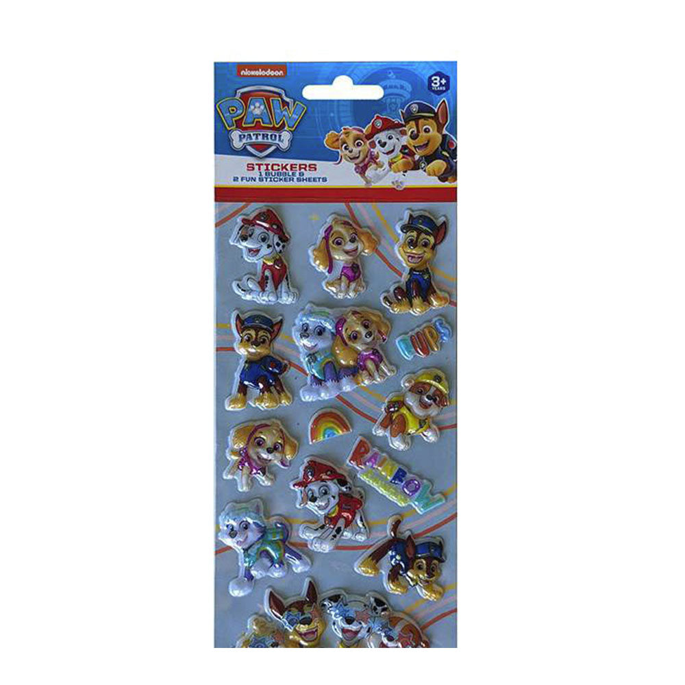 Blasenaufkleberbögen 3 Stück