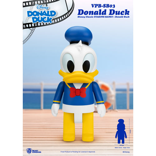 Disney Classic SYAKING-BANG Donald Duck Vinyl Piggy Bank