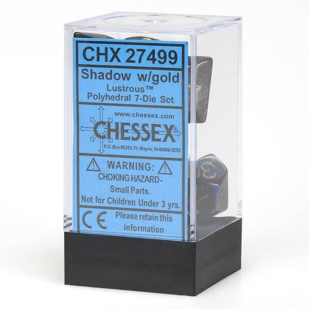 D7ダイセットダイス光沢ポリ(7サイコロ)