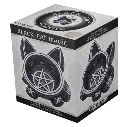 Black Cat Magic Trinket Bowl 16cm