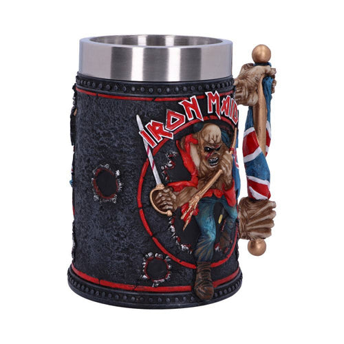 Iron Maiden Eddie The Trooper Tankard Mug 14cm