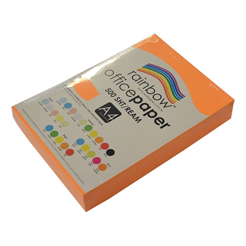 Rainbow A4 Fluoro-Kopierpapier, 75 g/m², 1 Ries