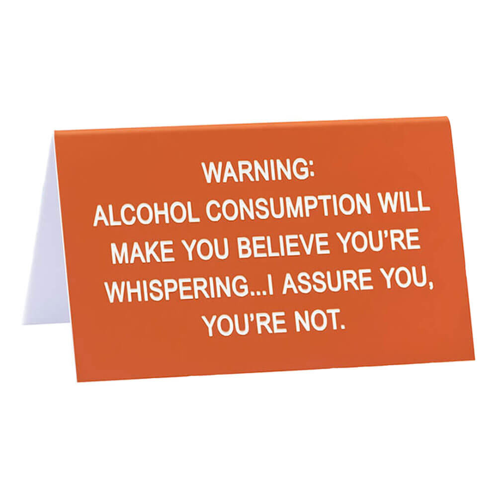 Schreibtischschild „Say What“ (groß)